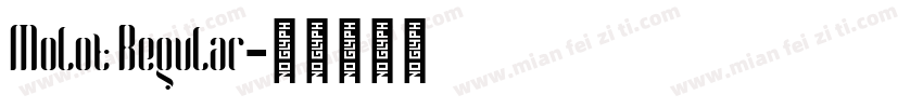 Molot Regular字体转换